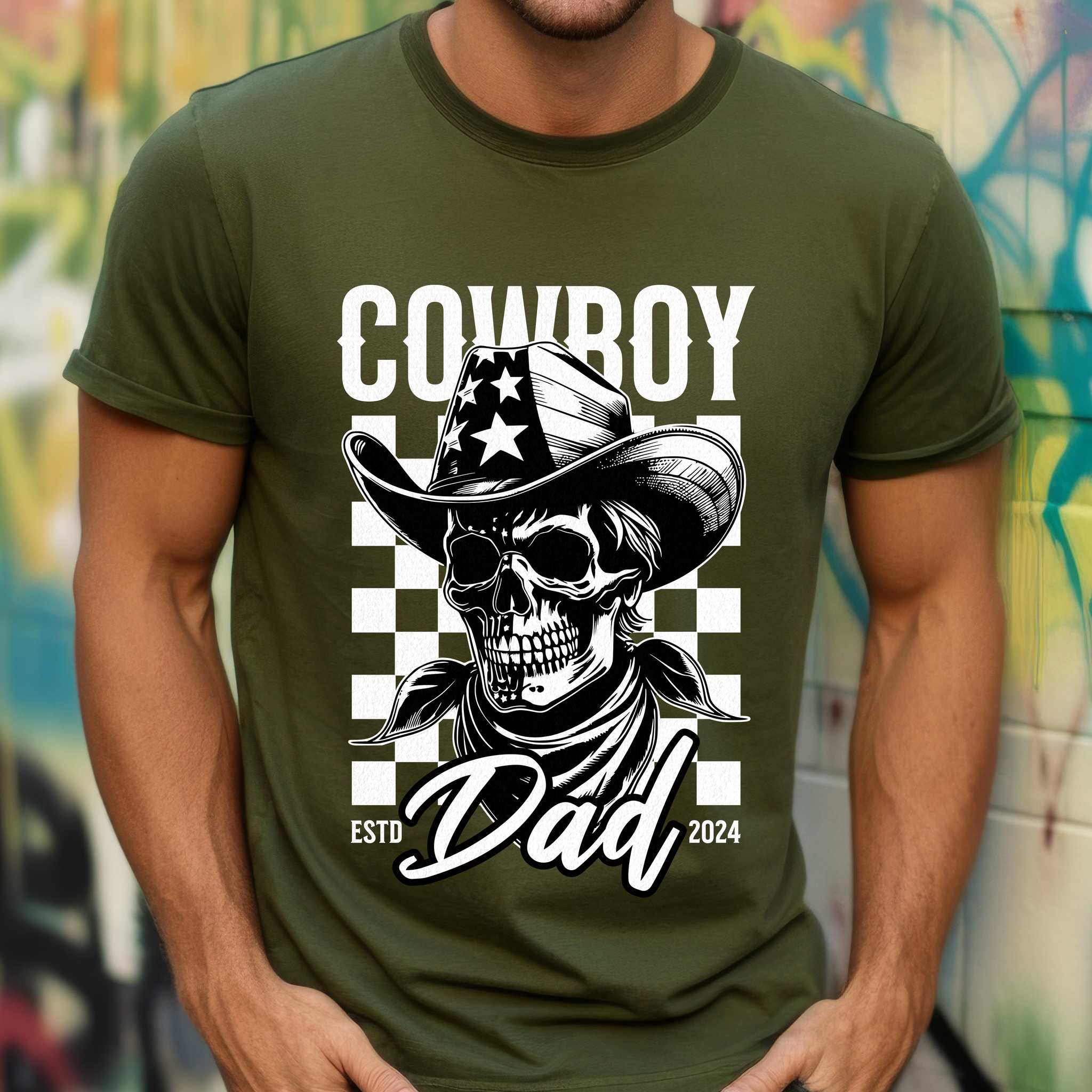 Cowboy Dad - DTF Transfer