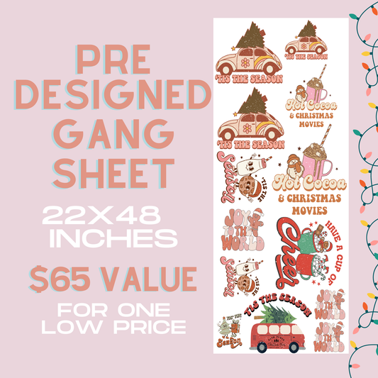 Cozy Christmas - Pre Designed Gang Sheet