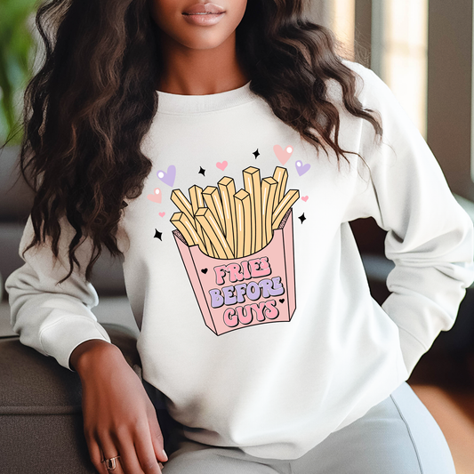 Fries Before Guys Pastel Purple - DTF Transfer