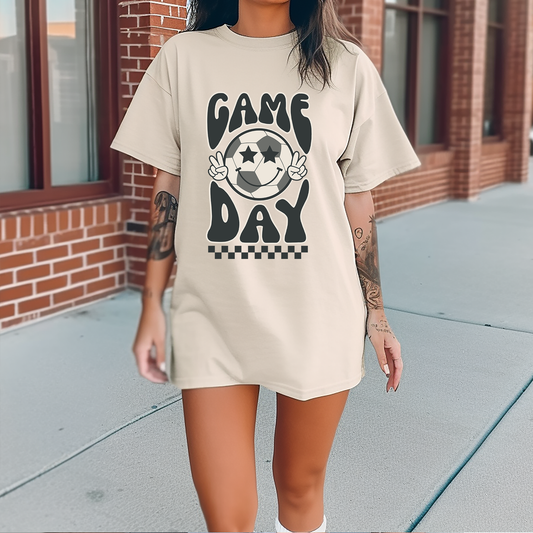 Game Day Soccer Gray - DTF Transfer