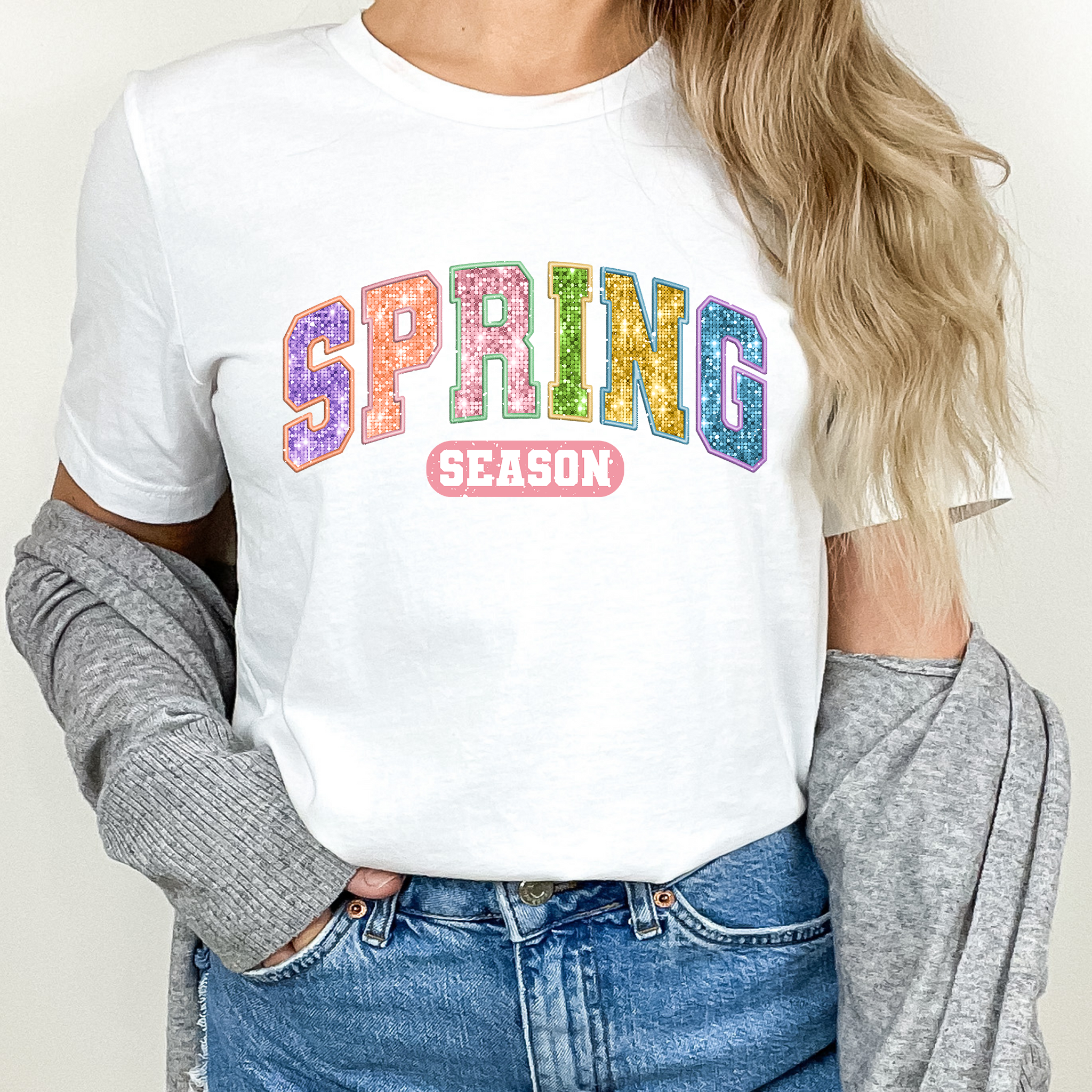 Glitter Spring Season - DTF Transfer