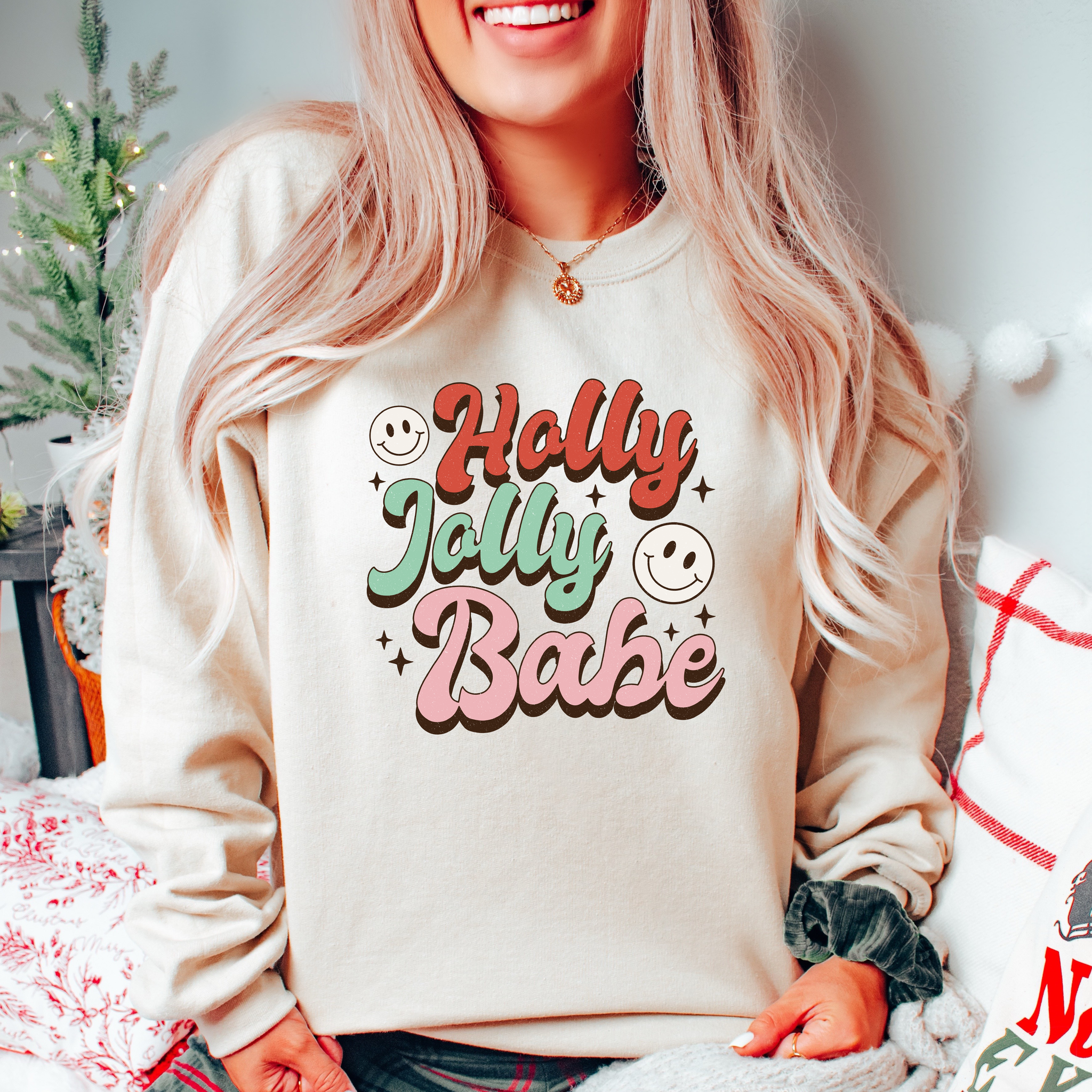 Holly Jolly Babe - DTF Transfer