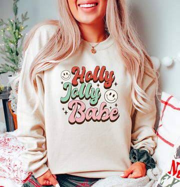 Holly Jolly Babe - DTF Transfer