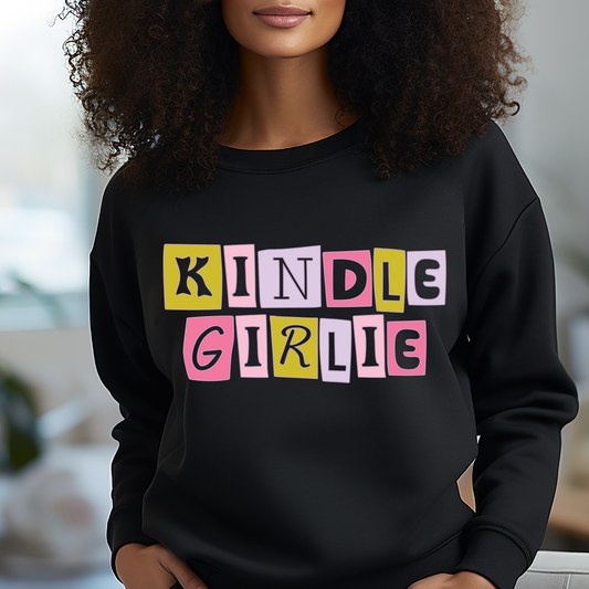 Kindle Girlie Colorful - DTF Transfer