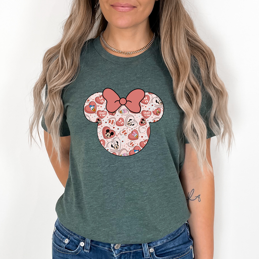 Magical Mouse Friends Heart - DTF Transfer