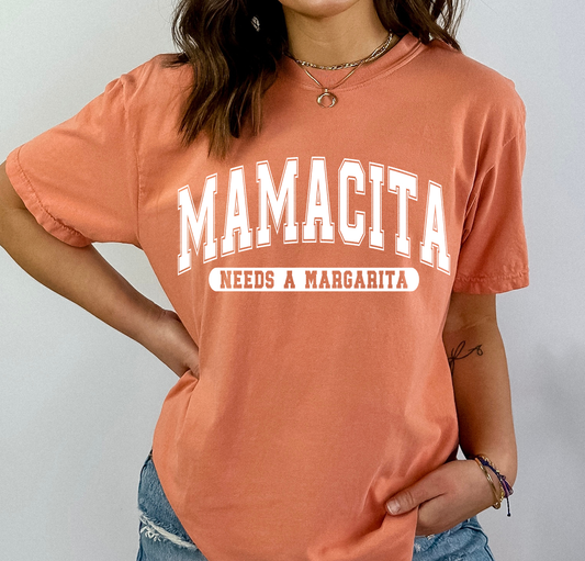 Mamacita Needs a Margarita white - DTF Transfer