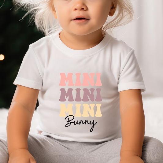 Mini Bunny Pink And Yellow - DTF Transfer