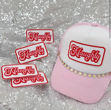 Naughty - Embroidered Patch