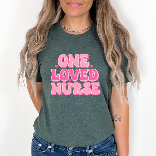 One Loved Nurse Pink - DTF Transfer