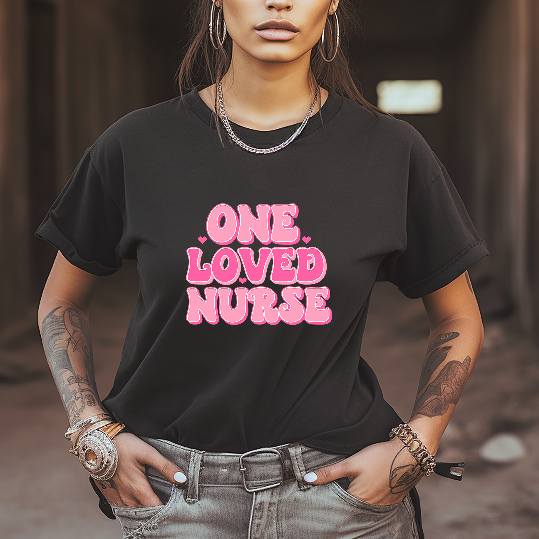 One Loved Nurse Pink - DTF Transfer