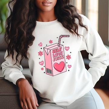 Self Love Juice Flowers Pink - DTF Transfer