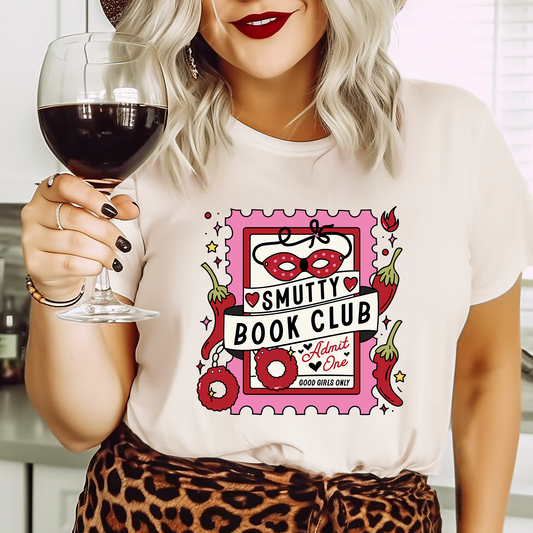 Smutty Book Club Admit One - DTF Transfer