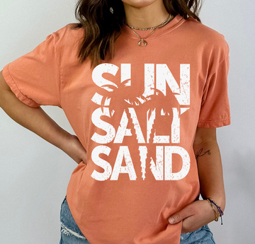 Sun Sand Salt (White) - DTF Transfer