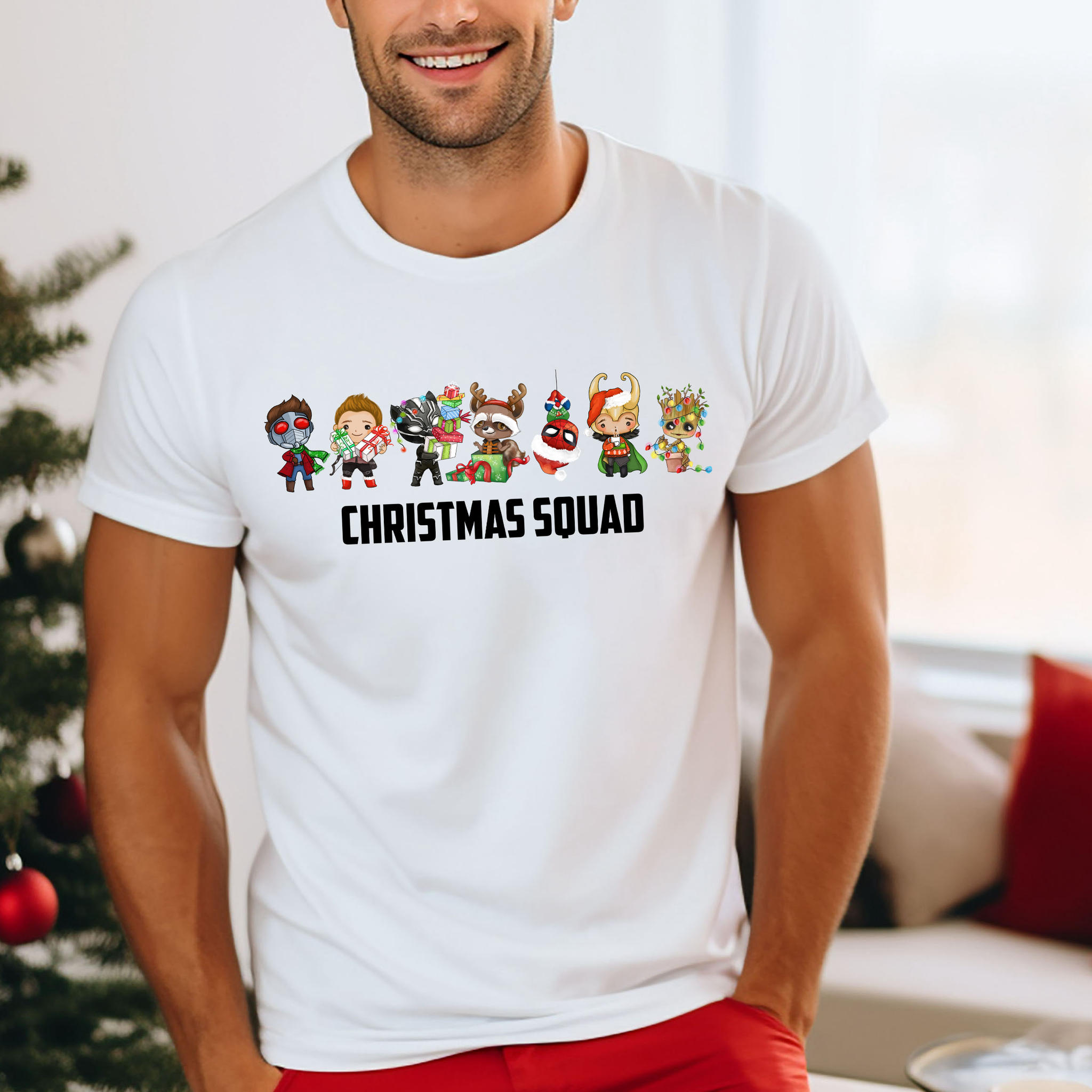 Superhero Christmas Squad - DTF Transfer