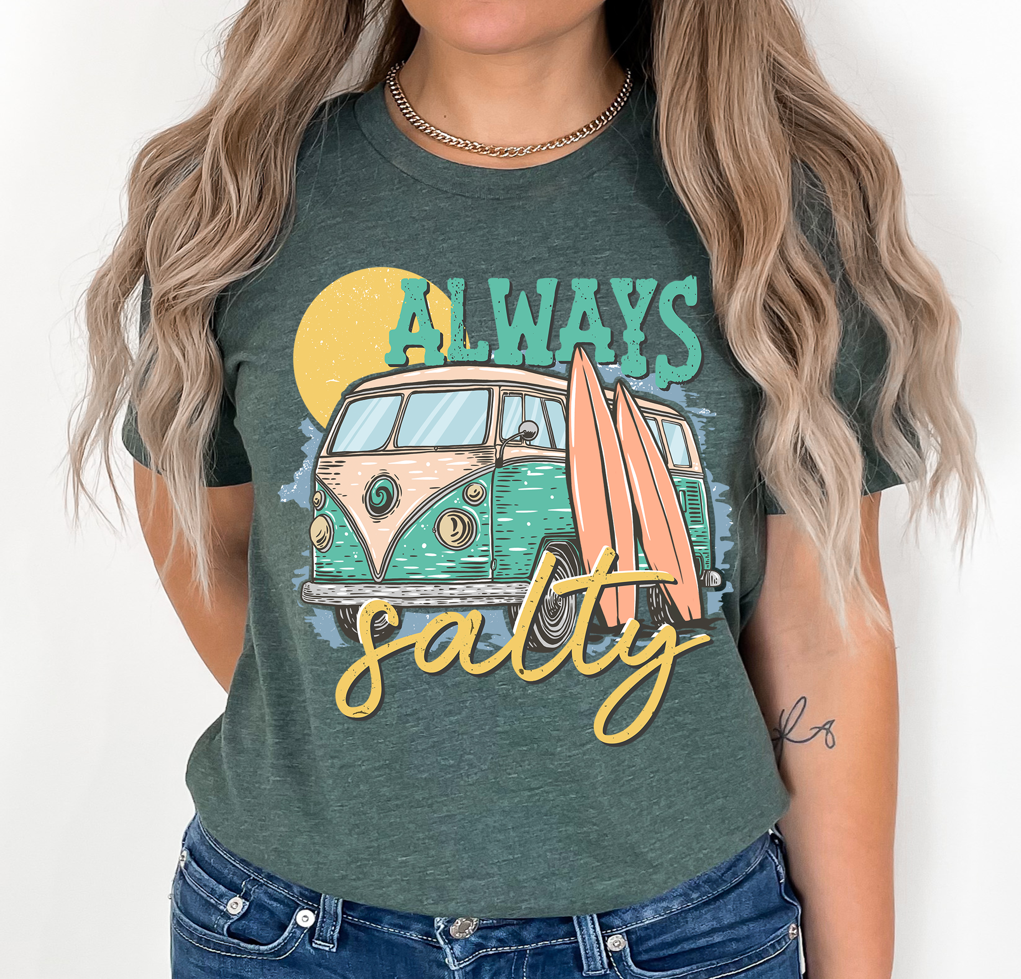 Always Salty (VW Van) - DTF Transfer