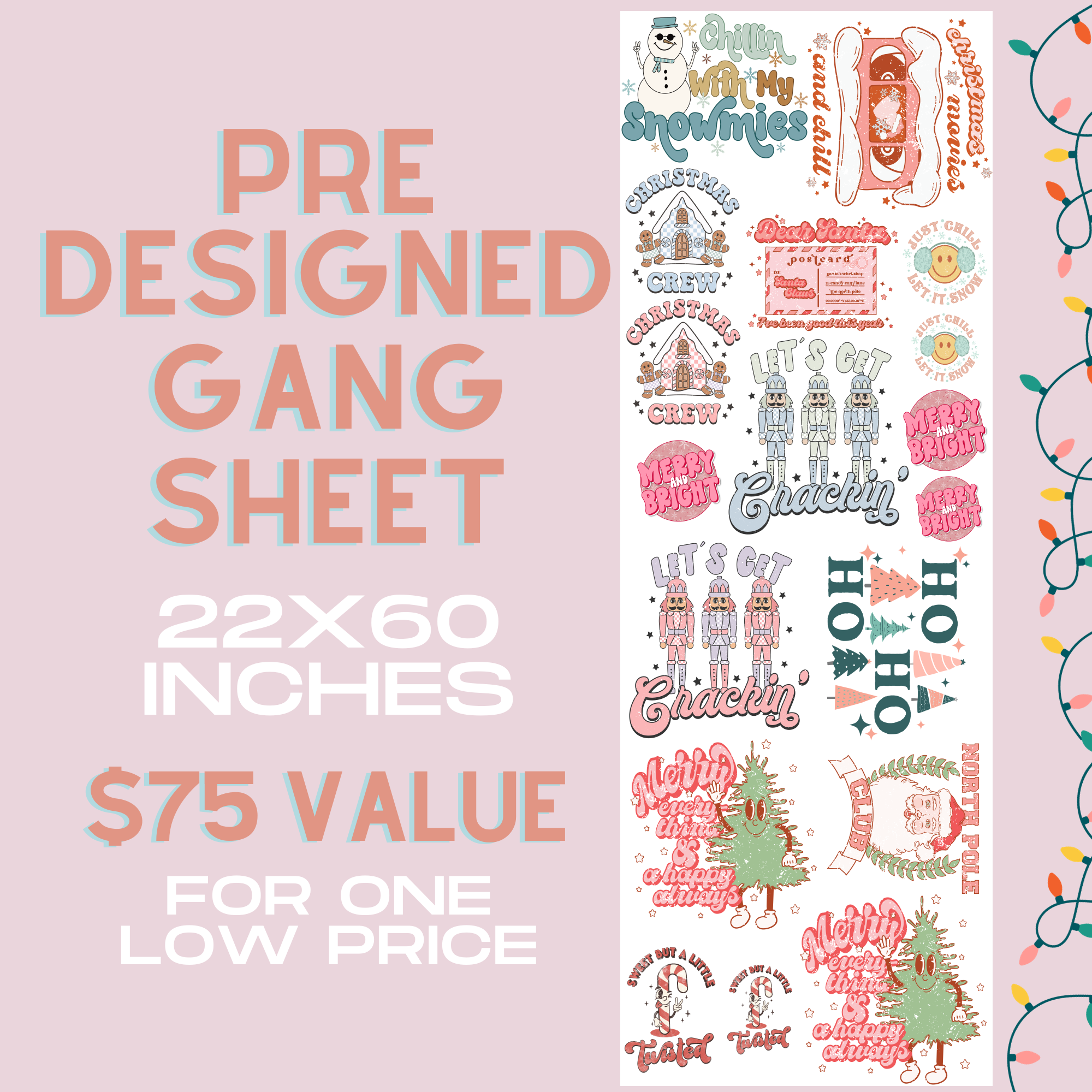 Winter Wonderland - Pre Designed Gang Sheet